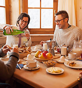Breakfast on the farm in South Tyrol