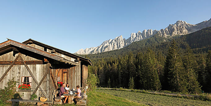 Holidays on the Alpine pasture in South Tyrol
