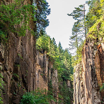 Bletterbach gorge near Aldein: the Grand Canyon in miniature