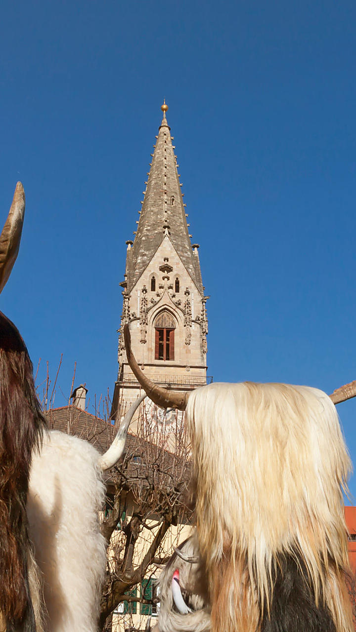 Carnival time on the farm in South Tyrol
